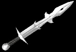 A sword boxmodelled in 3DSMAX4